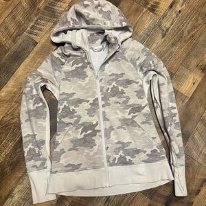 Athleta Gray Camo Jacket